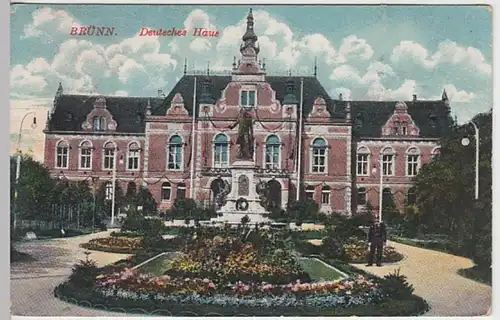 (27534) AK Brünn, Brno, Deutsches Haus 1913