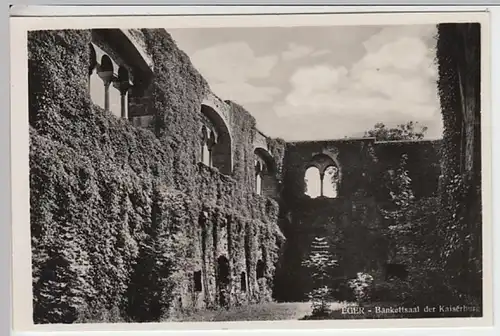 (21738) Foto AK Eger, Cheb, Kaiserburg, Bankettsaal, vor 1945
