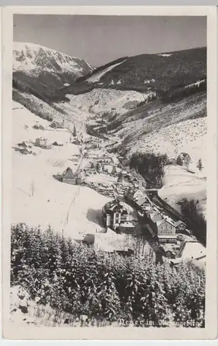 (17864) Foto AK Petzer, Pec pod Snezkou (Riesengebirge, Krkonose) 1941