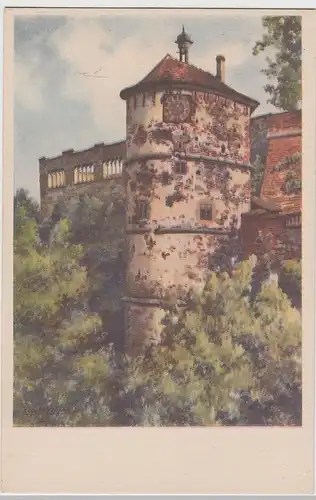 (110405) AK Eger, Cheb, Mühlturm, vor 1945