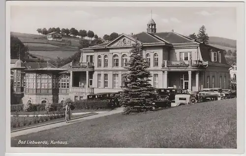 (109159) Foto AK Bad Liebwerda, Lázne Libverda, Kurhaus vor 1945
