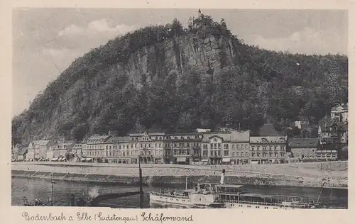 (108073) AK Tetschen Bodenbach, Elbe, Schäferwand, Decín, 1942
