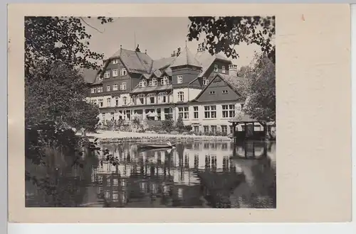 (105462) Foto AK Ober Schreiberhau, Szklarska Poreba, Hotel Lindenhof