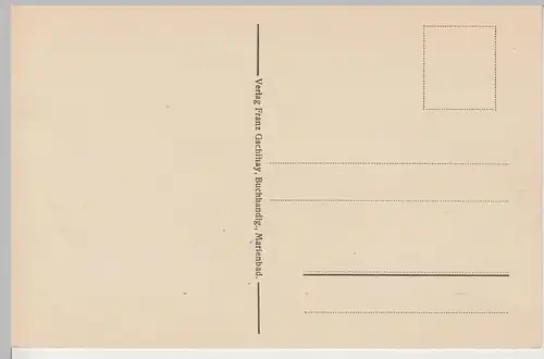 (105459) AK Marienbad, Mariánské Lázne, Café Sennhof, vor 1945