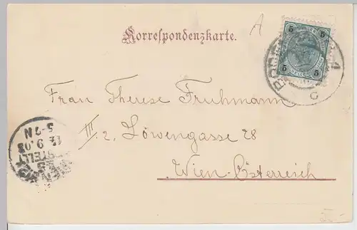 (103969) AK Bodenbach a.d. Elbe, Podmokly, 1903