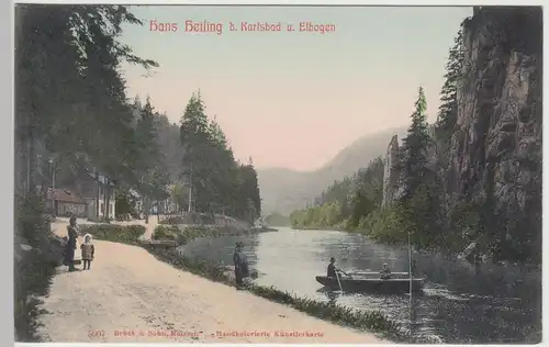 (103962) AK Hans-Heiling-Felsen bei Karlsbad u. Elnbogen
