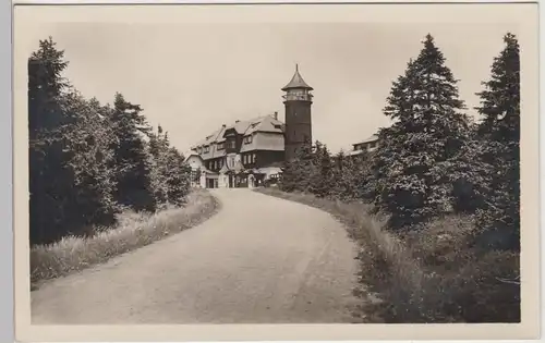 (103958) Foto AK Keilberg, Klínovec, Hotel u. Aussichtsturm, 1932