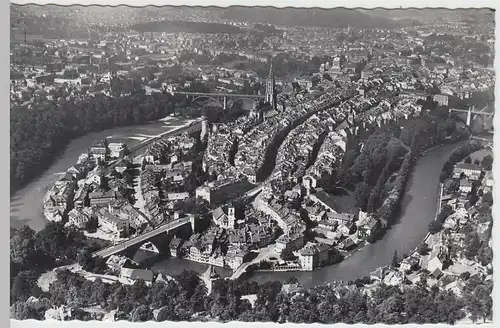 (53623) AK Bern, Luftbild, nach 1945