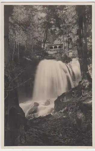 (48599) Foto AK Beatenberg, St. Beatus-Höhlen, Wasserfall