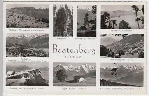 (14155) Foto AK Beatenberg, Mehrbild, nach 1945