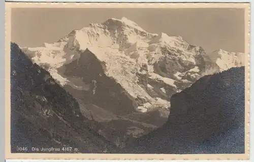 (13523) Foto AK Jungfrau, Bern, vor 1945