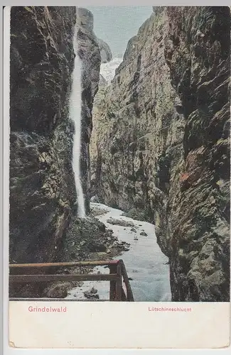 (110716) AK Grindelwald, Lütschineschlucht, 1905