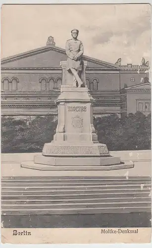 (98814) AK Berlin, Moltke Denkmal 1905