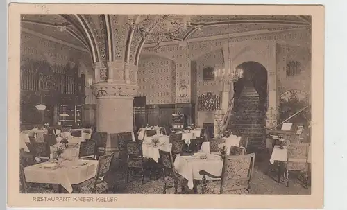 (96876) AK Berlin, Restaurant Kaiser-Keller, Inneres 1926