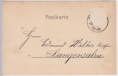 (94751) AK Berlin, Kaiser Wilhelm-Denkmal, um 1900