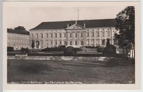 (93781) Foto AK Berlin, Schloss Bellevue, vor 1945