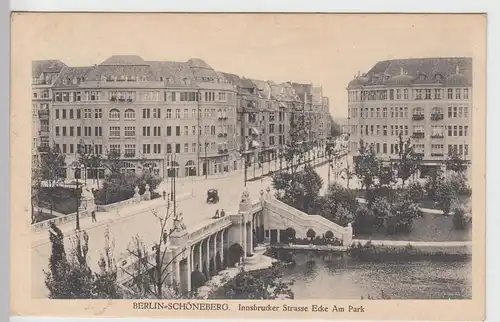 (92779) AK Berlin Schöneberg, Innsbrucker Straße - Ecke Am Park, 1926