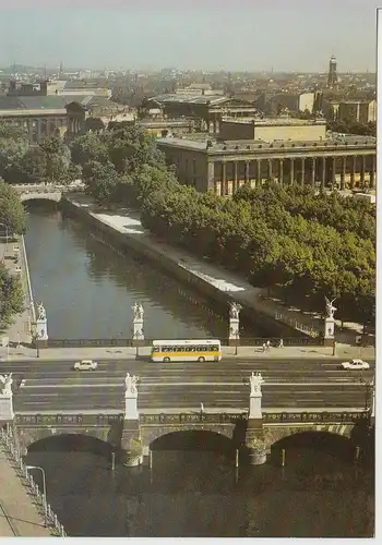 (92090) AK Berlin, Blick a.d. Marx-Engels-Brücke, DDR 1989