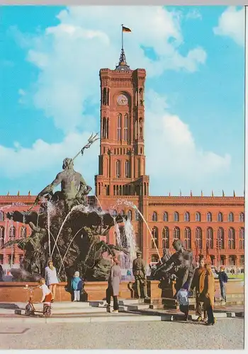 (92074) AK Berlin, Rathaus, DDR 1974