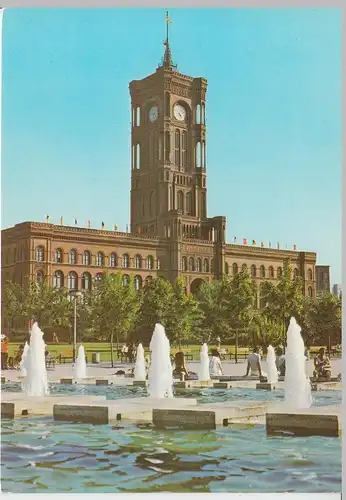(92073) AK Berlin, Rathaus, DDR 1979