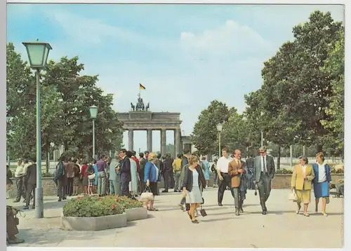 (92047) AK Berlin, Brandenburger Tor, DDR 1968