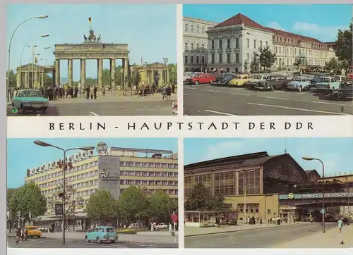 (92036) AK Berlin, Mehrbildkarte, DDR 1971