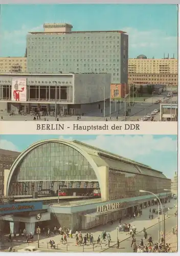 (92027) AK Berlin, Mehrbildkarte, DDR 1967