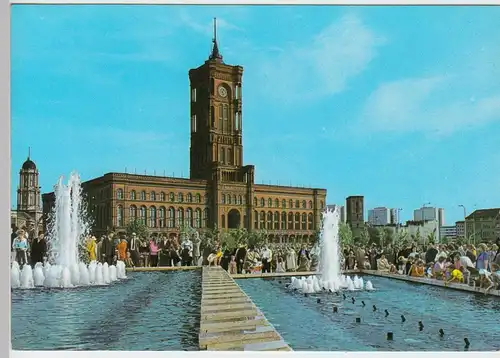 (92025) AK Berlin, Rathaus, DDR 1975