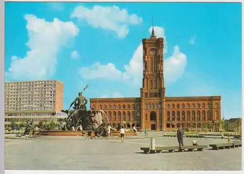 (92023) AK Berlin, Rathaus, DDR 1972