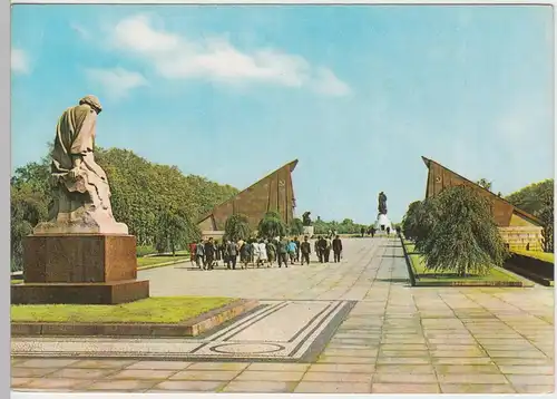 (92015) AK Berlin, Sowjetisches Ehrenmal Treptow, DDR 1971