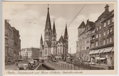 (9138) AK Berlin, Kaiser-Wilhelm-Gedächtniskirche, vor 1945