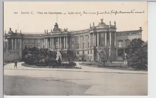 (91063) AK Berlin, Mitte, Alte Bibliothek 1910