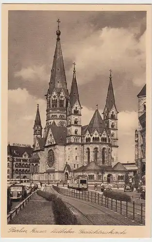 (91016) AK Berlin, Kaiser Wilhelm-Gedächtniskirche, vor 1945