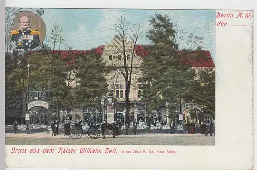 (90851) AK Berlin, Kaiser Wilhelm Zelt, 1907