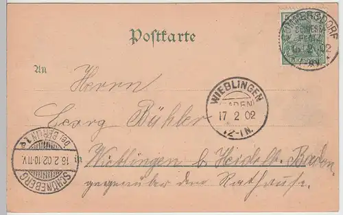 (90850) AK Gruss aus Berlin, Königliches Schloss, 1902