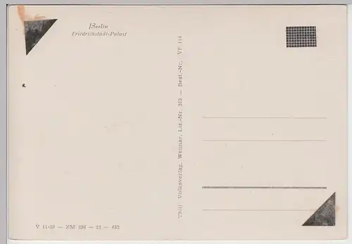 (86331) AK Berlin DDR, Friedrichstadt-Palast 1950er