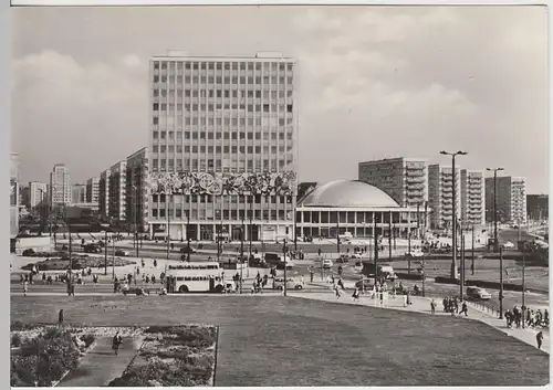 (86314) Foto AK Berlin DDR, Alexanderplatz, Haus des Lehrers 1965