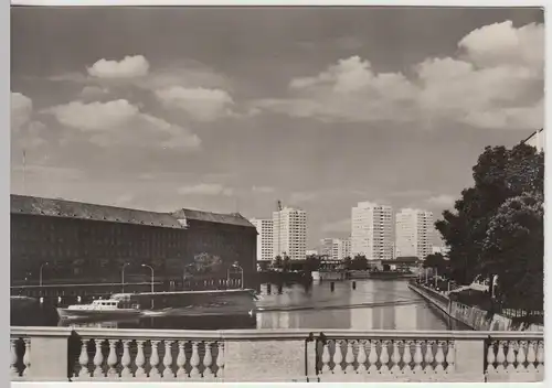 (86206) Foto AK Berlin DDR, Bl.v. Märkischen Ufer a. Jannowitzbrücke 1971