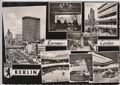 (86090) Foto AK Berlin West, Europa-Center 1965