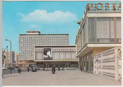(85675) AK Berlin, Kino International, Hotel Berolina 1969