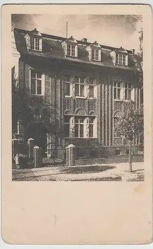 (82768) Foto AK Berlin Frohnau, Backsteinhaus 1951