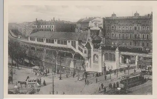 (78922) AK Berlin, Hochbahnhof Hallesches Tor, vor 1945