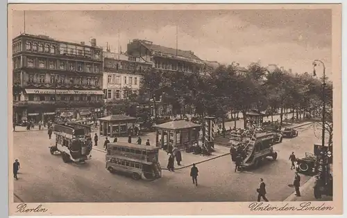 (78915) AK Berlin, Unter den Linden, vor 1945