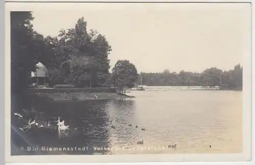 (7751) Foto AK Siemensstadt, Berlin, Volkspark Jungfernheide, vor 1945