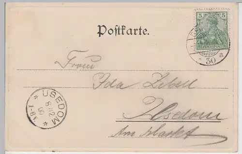 (73791) AK Gruß aus dem Kaiserkeller Berlin, Apostelkeller 1900