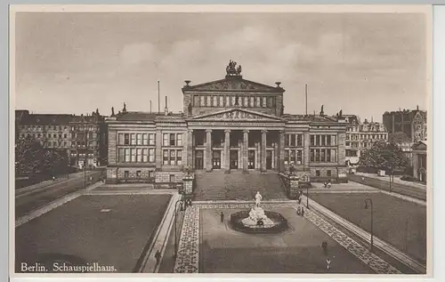 (73788) AK Berlin, Schauspielhaus, vor 1945