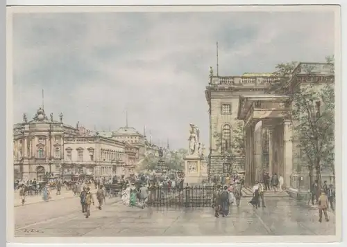 (68724) Künstler AK Berlin, Die neue Wache / Ehrenmal, nach 1945