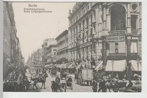 (66958) AK Berlin, Friedrichstraße, Ecke Leipzigerstraße vor 1920