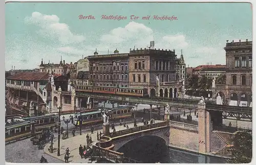 (64320) AK Berlin, Hallesches Tor, Hochbahn, vor 1945