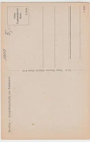 (60814) AK Berlin, Ausstellungshalle am Funkturm, vor 1945